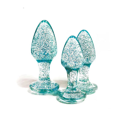 Adam & Eve Glitter Gem Butt Plug Set