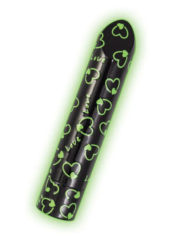 Nasstoys Glow Vibes Sweet Heart – Glow-in-the-Dark Mini Heart Vibrator with 10 Functions
