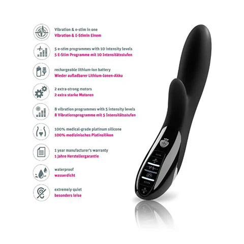 Mystim Daring Danny – eStim Vibrator (Black Edition)