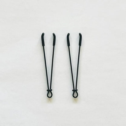 Black Wire-Style Adjustable Nipple Clamps – Minimalist BDSM Tweezer Clips