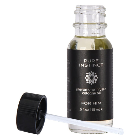 Pure Instinct – Pheromone Cologne Oil For Him (0.5 oz / 15 mL)