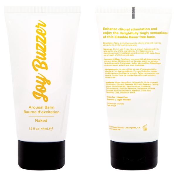 Jelique Joy Buzzer Clitoral Arousal Balm 1.5 oz – Flavor Free