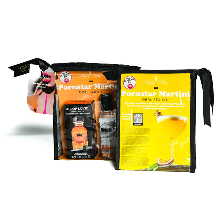 Fornstar Martini oral sex kit packaging on a white background