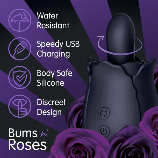Skins Rose Buddies - Bums N Roses Rimming Toy