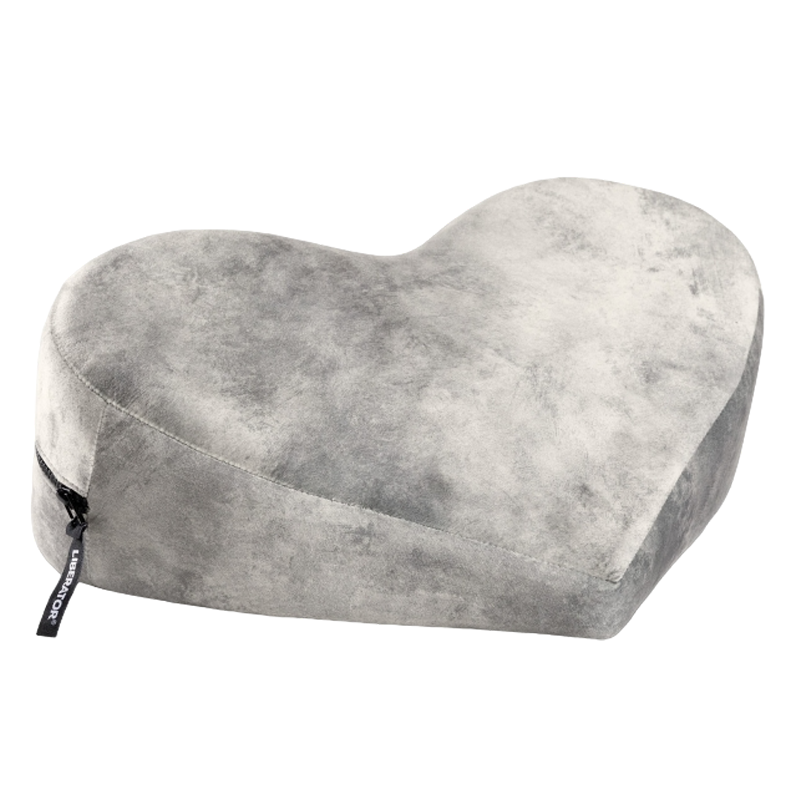 Liberator Ibiza Collection Heart Wedge – heart-shaped micro velvet sex positioning cushion for deeper penetration and comfort.