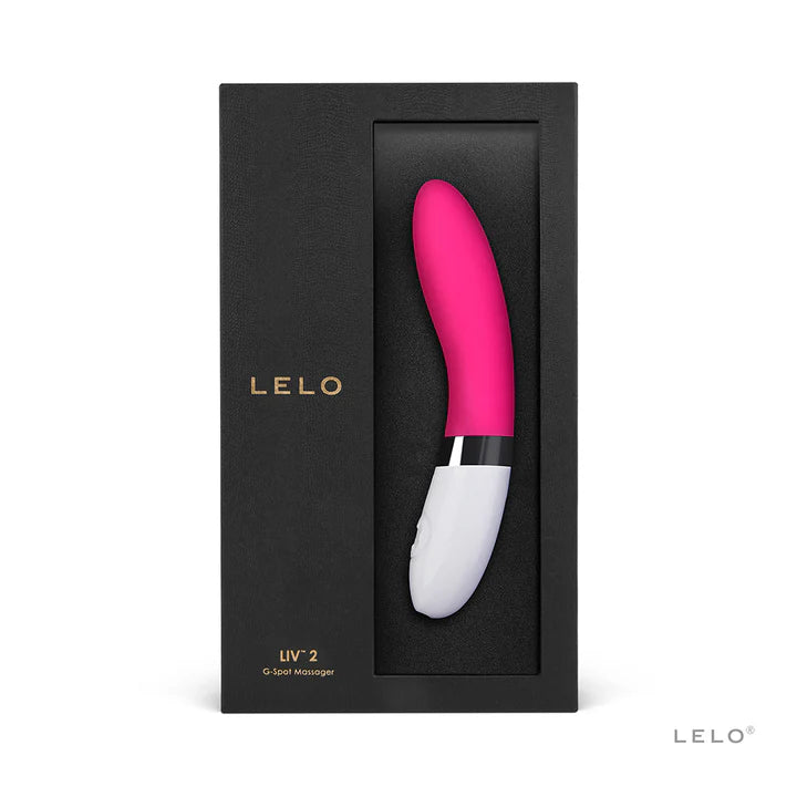 LELO UV 2 G-Spot Massager in black box on white background