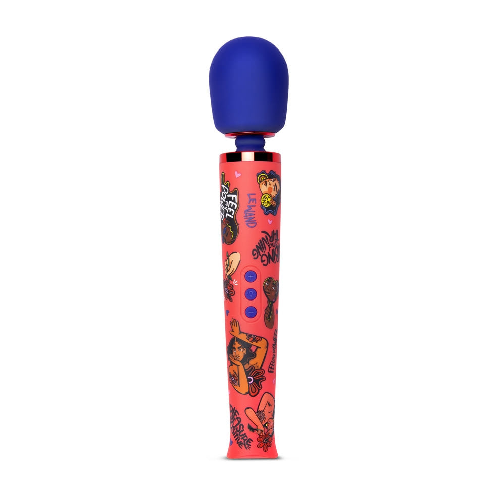 Le Wand Feel My Power Wand with Kelly Malka’s limited edition artwork
