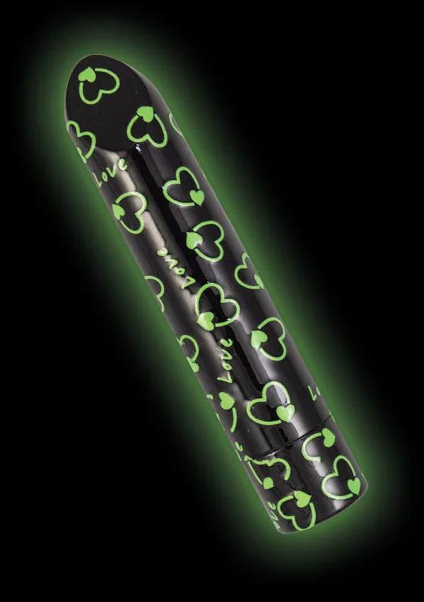 Nasstoys Glow Vibes Sweet Heart – Glow-in-the-Dark Mini Heart Vibrator with 10 Functions
