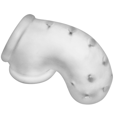 Oxballs Airlock Electro Chastity Cage - CLEAR ICE