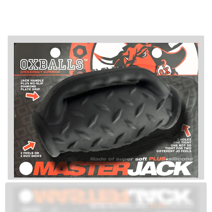 Oxballs Masterjack Handle Grip Stroker with Dual Entries