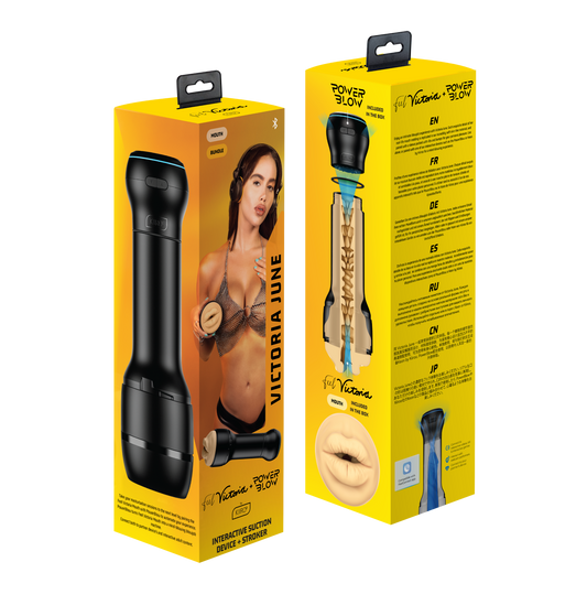 Kiiroo PowerBlow + Feel Victoria June Mouth Combo Set
