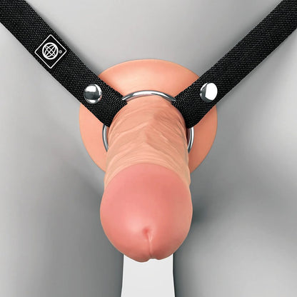 Pipedream Fantasy X-Tensions Elite 5-inch Hollow Strap-On with silicone dildo and adjustable harness