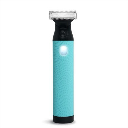 3-blade trimmer with three trimming guides and soft-touch handle