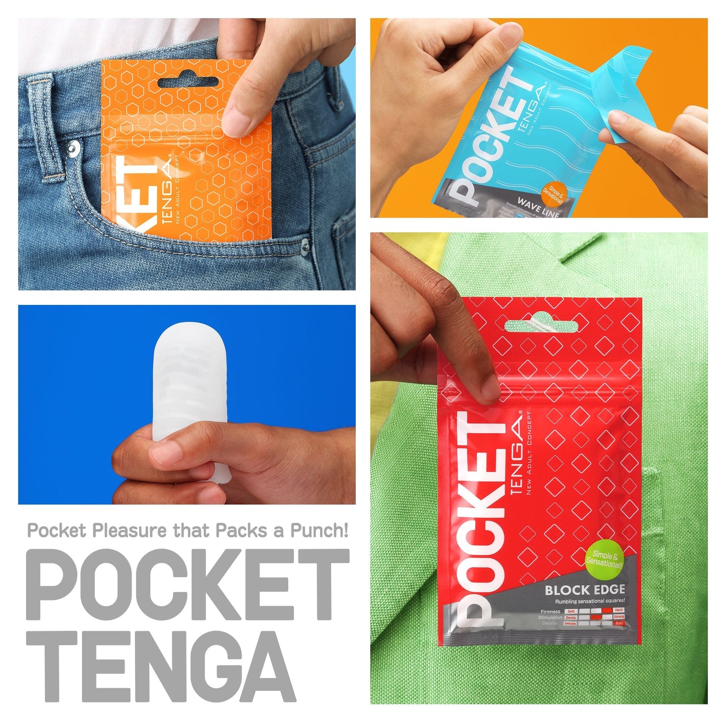 Tenga Pocket HEXA-BRICK