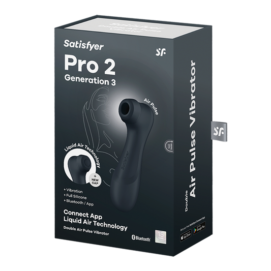 Satisfyer Pro 2 Generation 3 Air Pulse Vibrators - Dark Grey