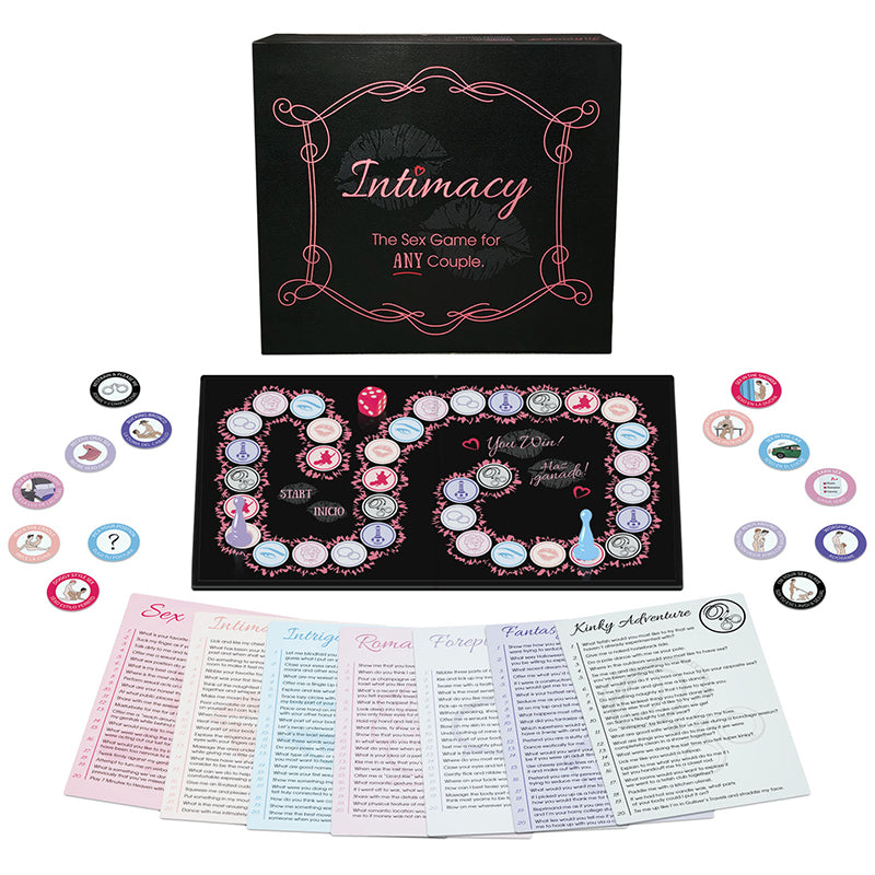 Kheper Games Intimacy Game – inclusive adult board game with cards, reward coins, and game board for couples
