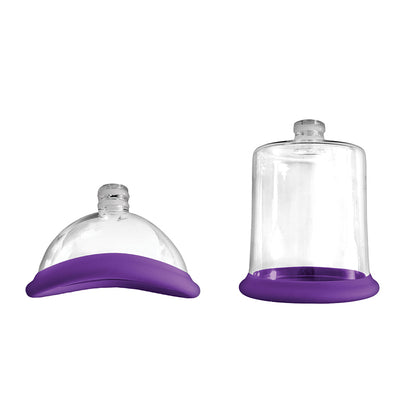 NS Novelties Inya Pump & Vibe – Pink dual-ended vibrator with suction cups for vaginal and nipple play

