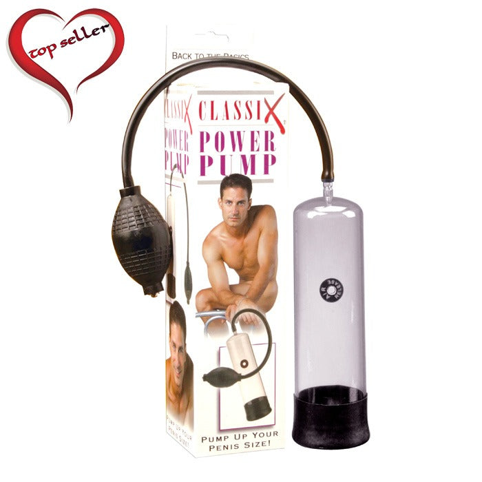 Classix Power Pump with packaging on a white background