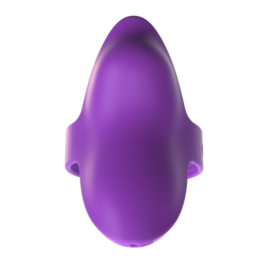 Fantasy For Her Finger Vibe – Rechargeable Pink Clitoral Vibrator with Strap