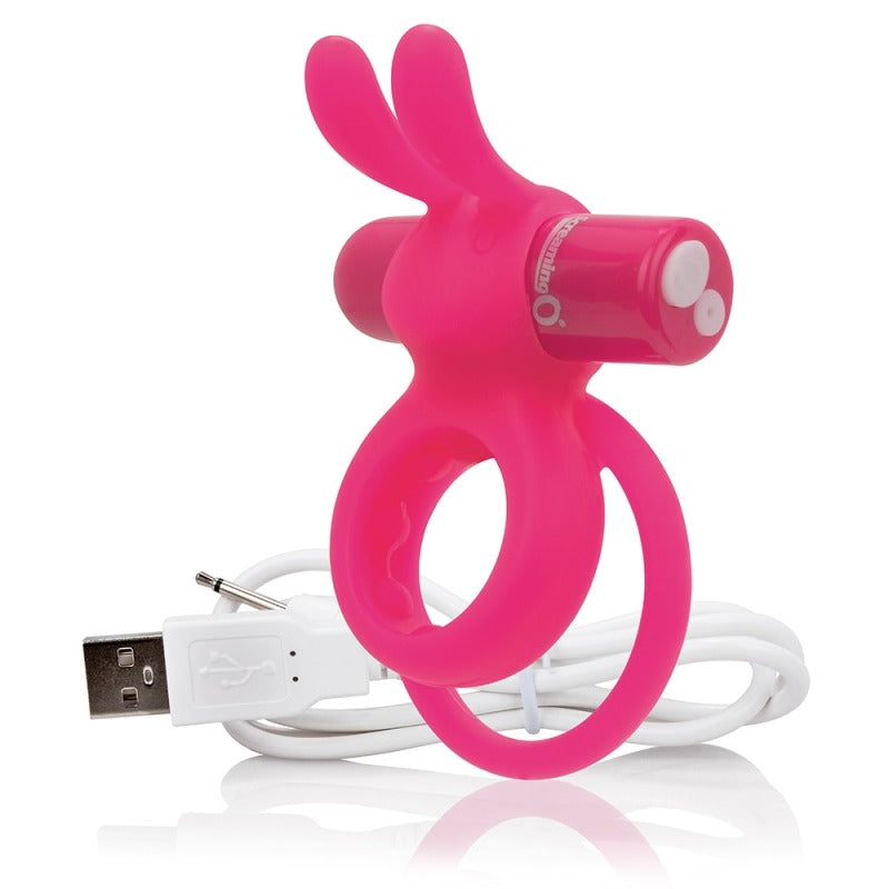 Screaming O Charged Ohare Vooom Mini Vibe – Wearable Rabbit Vibrator - Black  / Pink