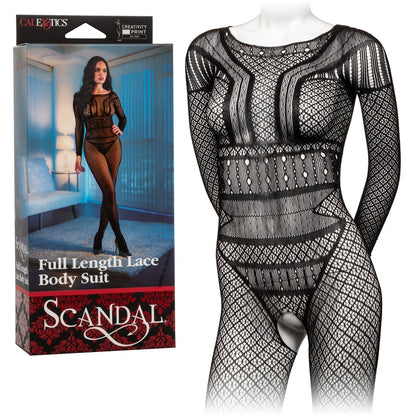 Calexotics Scandal Full Length Lace Body Suit – Crotchless Lingerie