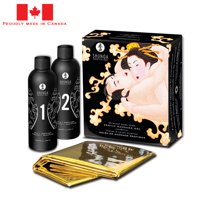 Shunga Oriental Body Slide massage kit 