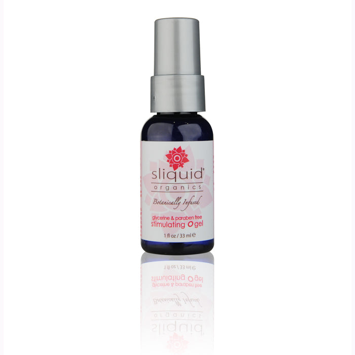 Sliquid Organics Stimulating O Gel – 33 ml bottle of natural vegan clitoral arousal enhancer with peppermint and organic extracts