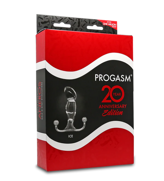 Aneros Progasm Black Ice prostate massager front view