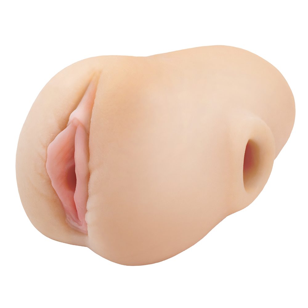 Pipedream Pussy Pounder Squeeze Stroker with SQUEEZE-CORE design and realistic Fanta Flesh texture
