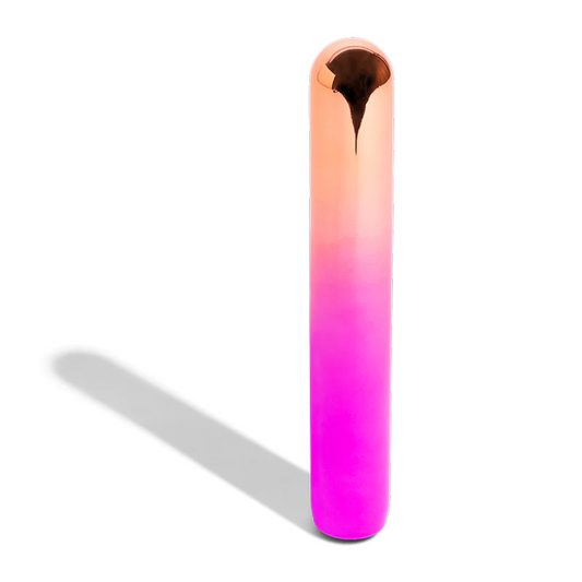 Nu Sensuelle Aluminium Rumba Bullet in rainbow ombre finish