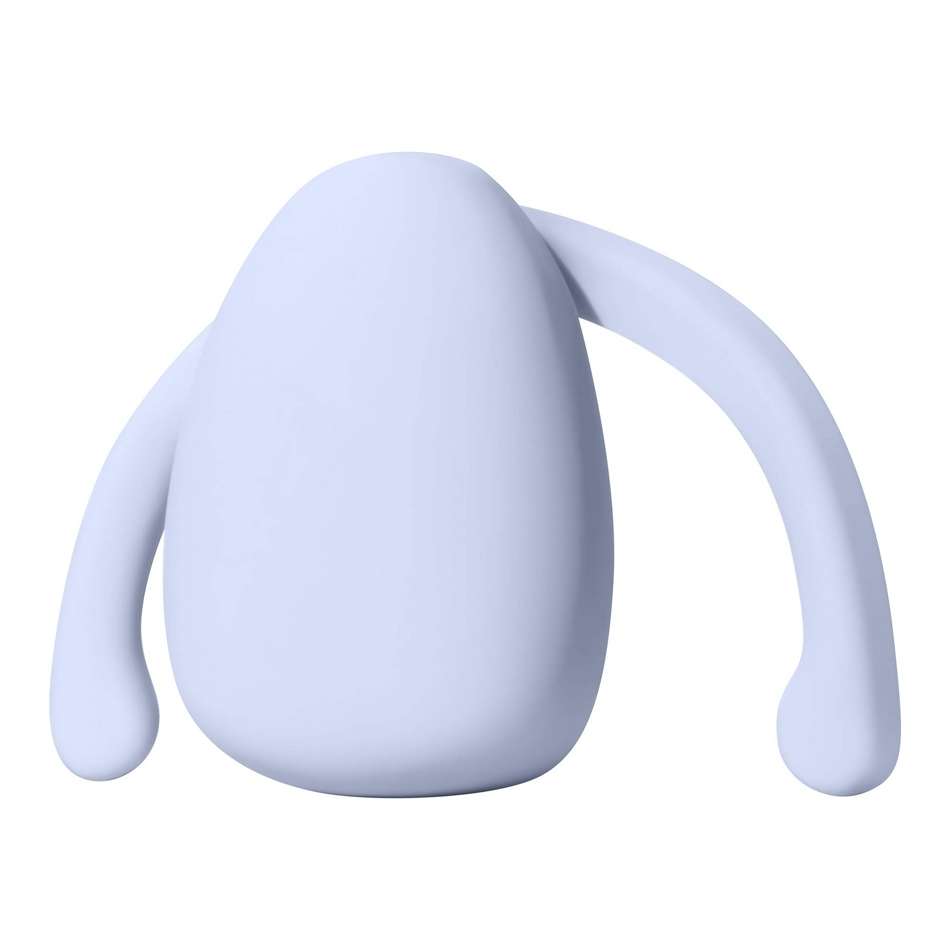 Eva vibrator with flexible wings and compact shape
