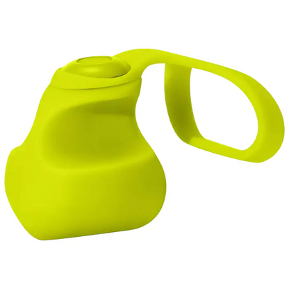 Dame Fin finger vibrator with optional strap in soft silicone