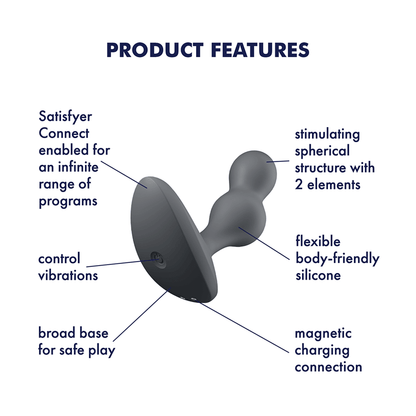 Satisfyer Deep Diver Vibrating Plug – App-Controlled Anal Vibrator