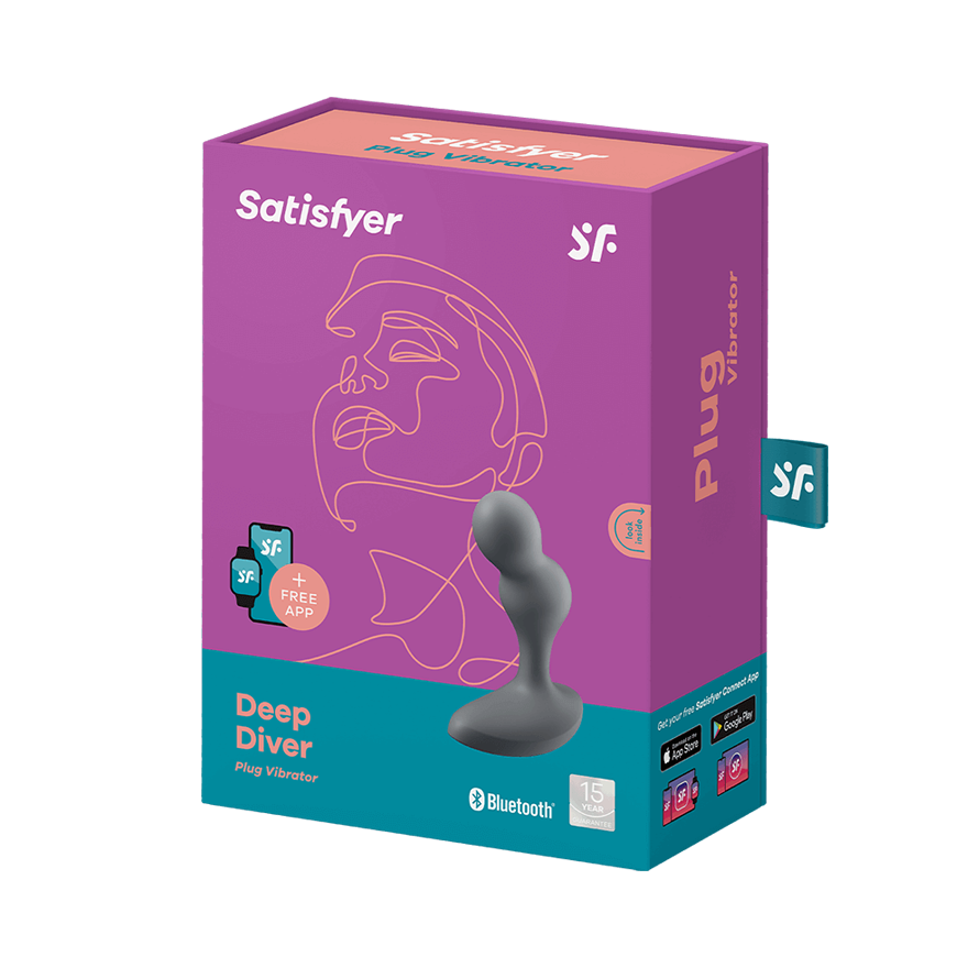 Satisfyer Deep Diver Vibrating Plug – App-Controlled Anal Vibrator