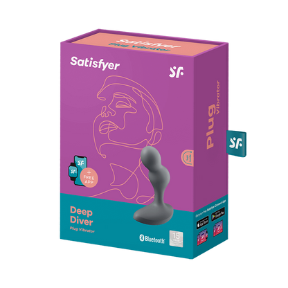 Satisfyer Deep Diver Vibrating Plug – App-Controlled Anal Vibrator
