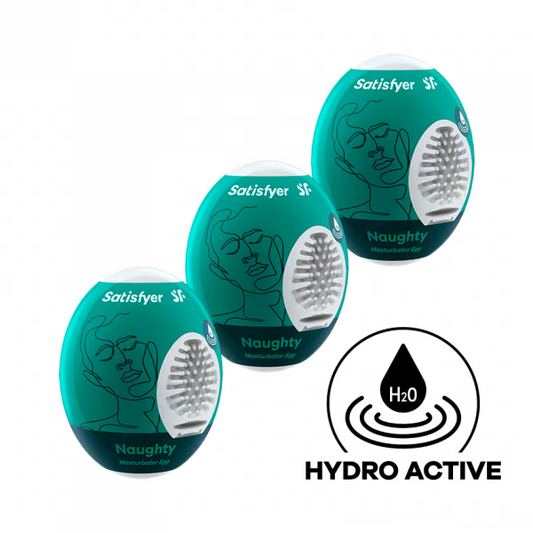 Satisfyer Masturbator Egg 3er Set (Naughty) - Dark Green * 2 Pack