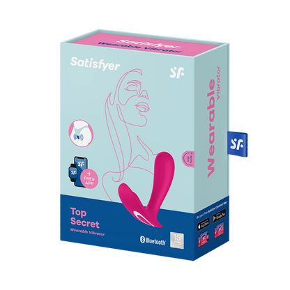Satisfyer Top Secret Wearable Vibrator - Pink