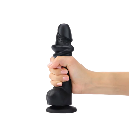 Strap On Me Sliding Skin Realistic Black Dildo – Dual Density Silicone dildo