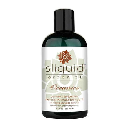Sliquid Organics Oceanics lubricant bottle on a white background