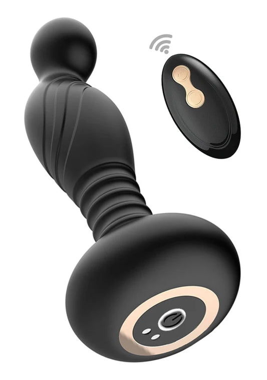 Nasstoys Ass-Sation Remote Vibrating P-Spot Plug with Remote – PurpleNight.ca