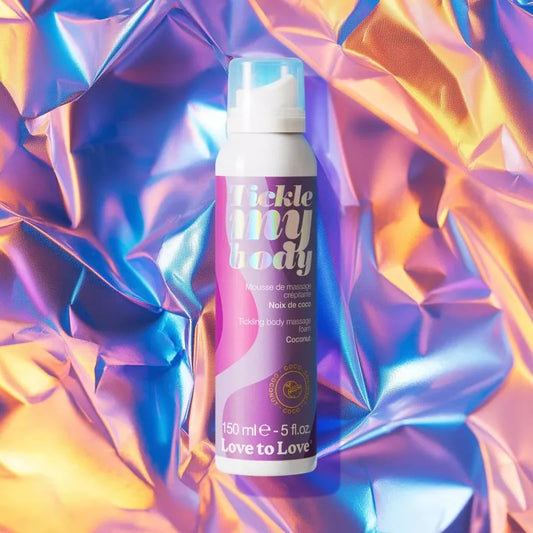 TICKLE MY BODY – Massage Foam – Coconut 150ml * 2 Packs
