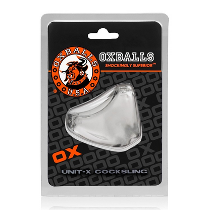 OxBalls Unit-X Cocksling - Clear