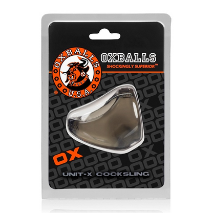 OxBalls Unit-X Cocksling - Smoke Clear
