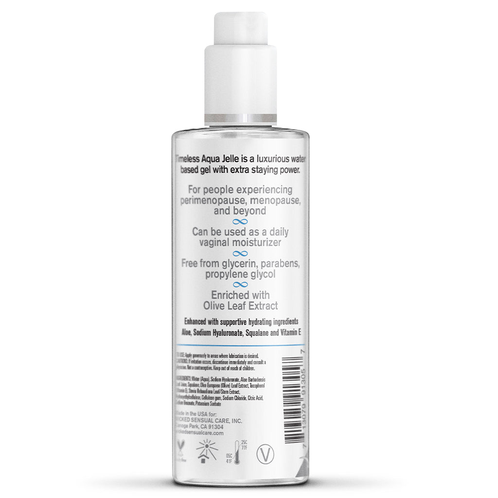 Wicked Simply Timeless Aqua Jelle Lubricant – 4 oz