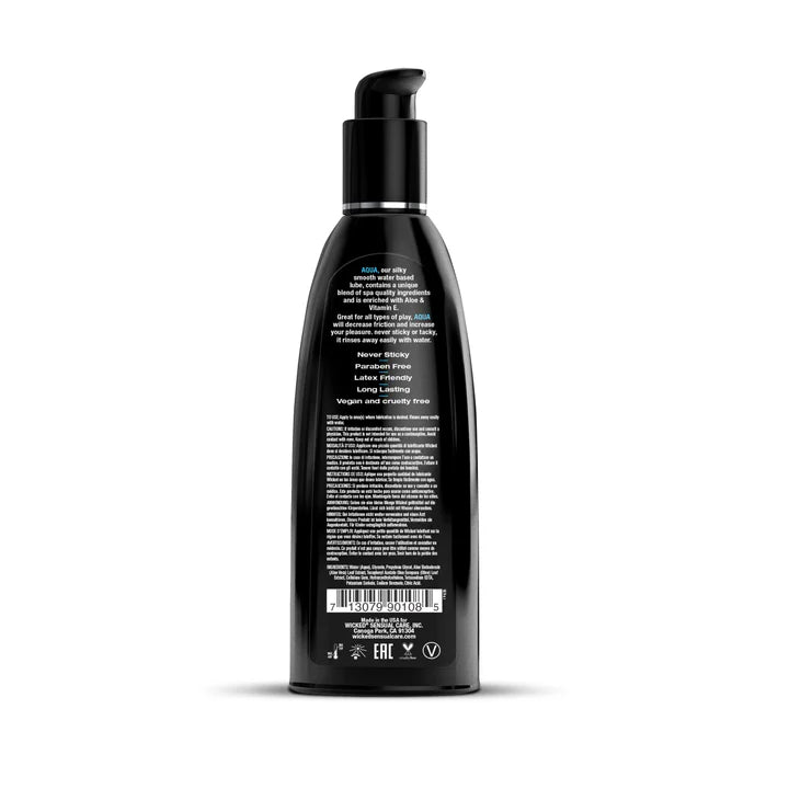 Wicked Aqua Water-Based Lubricant