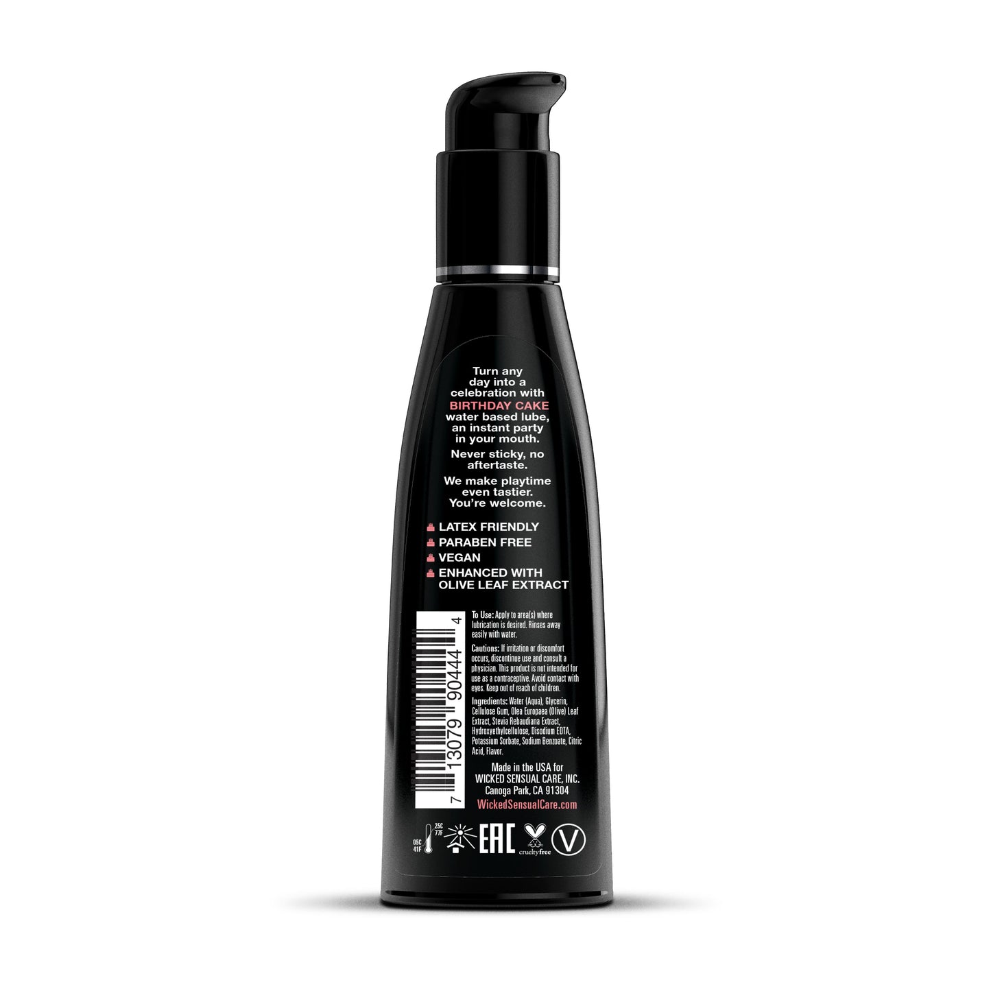 Wicked Birthday Cake Flavored Lube 4oz