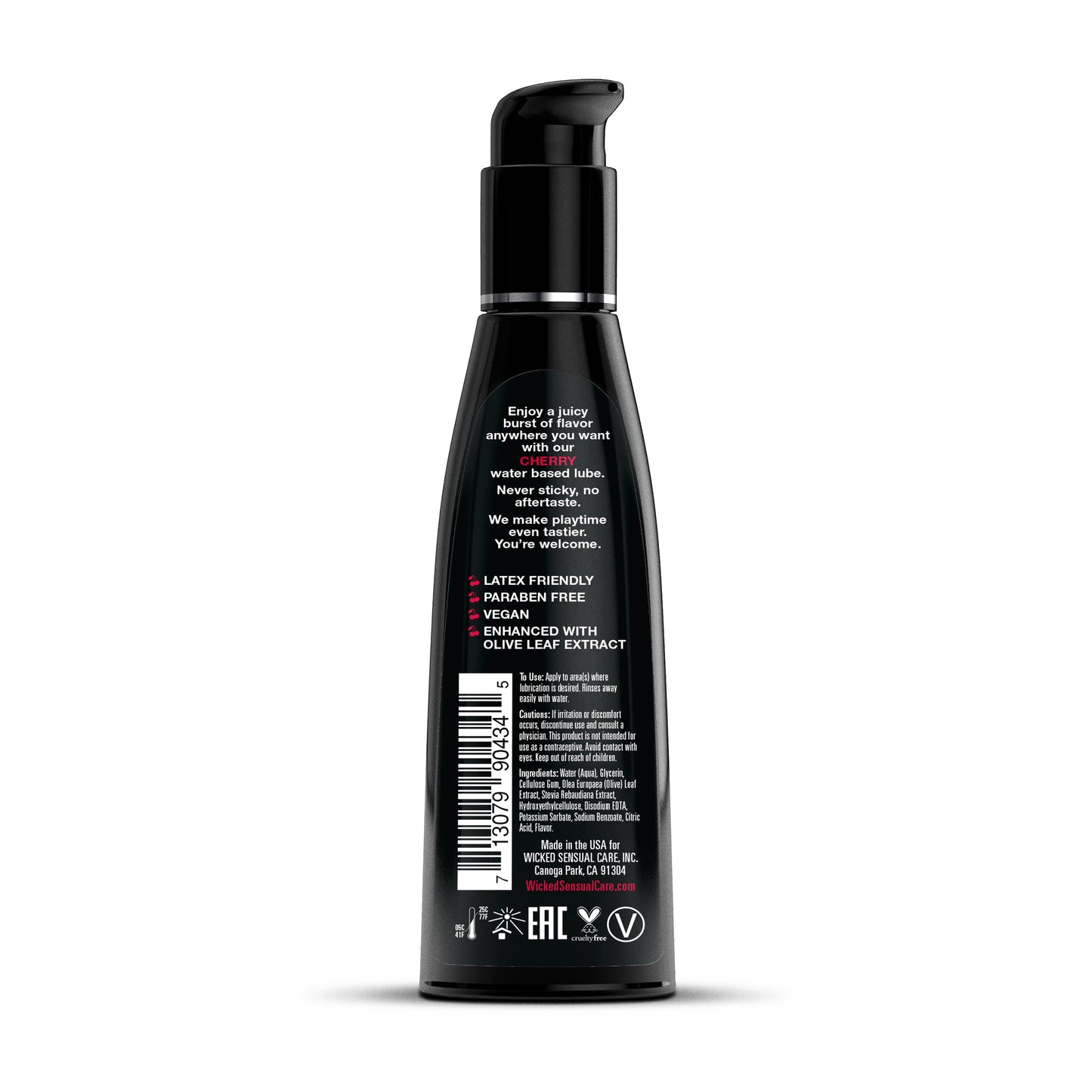 Wicked Aqua Cherry Flavored Lubricant – 4oz