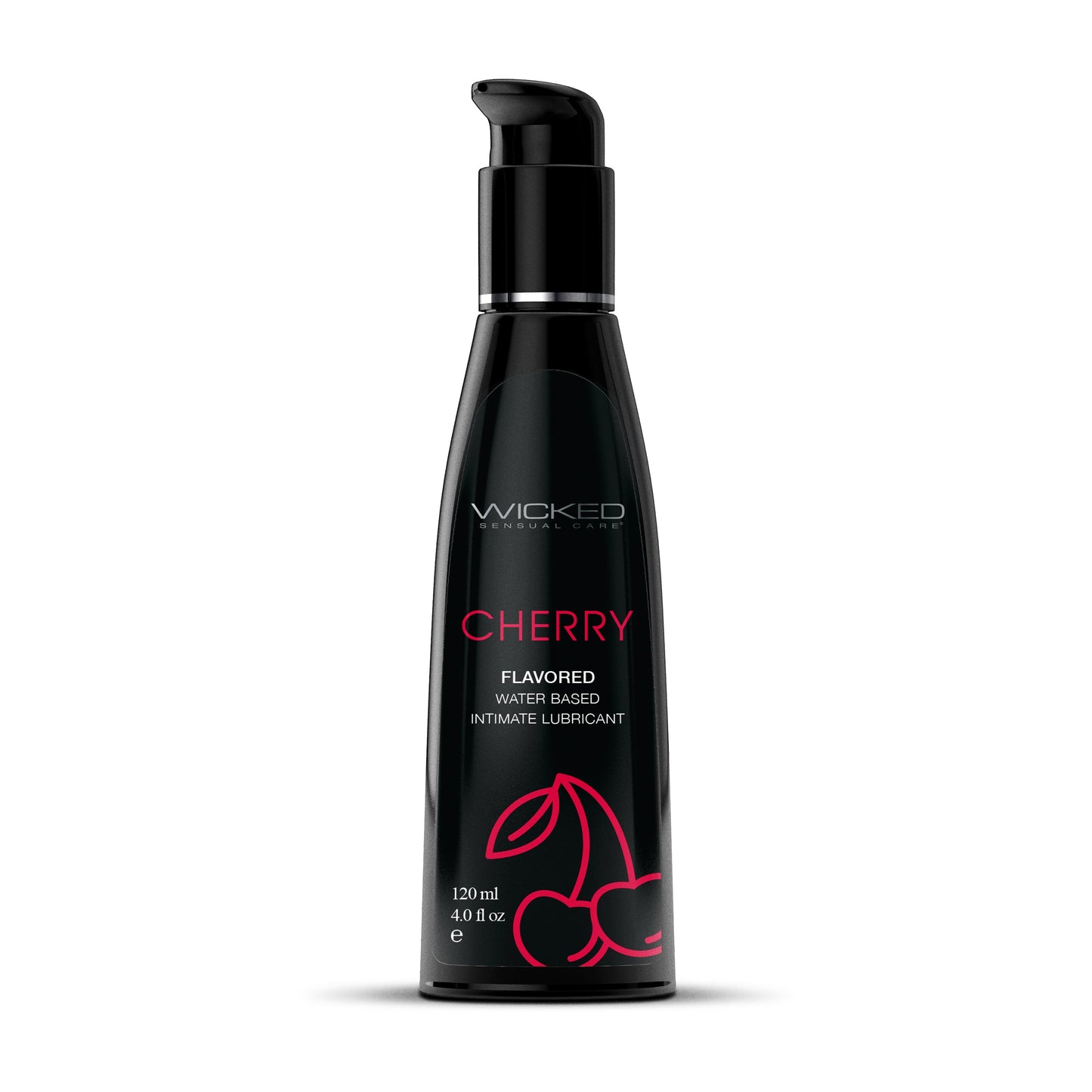 Wicked Aqua Cherry flavored water-based lubricant – 4oz bottle