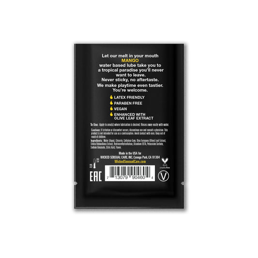 Wicked Aqua Mango Sachet 3ml - 20 Packs
