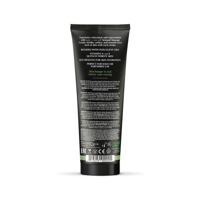 Wicked Sensual Massage Cream – Sage & Sea Salt jar with botanical ingredients